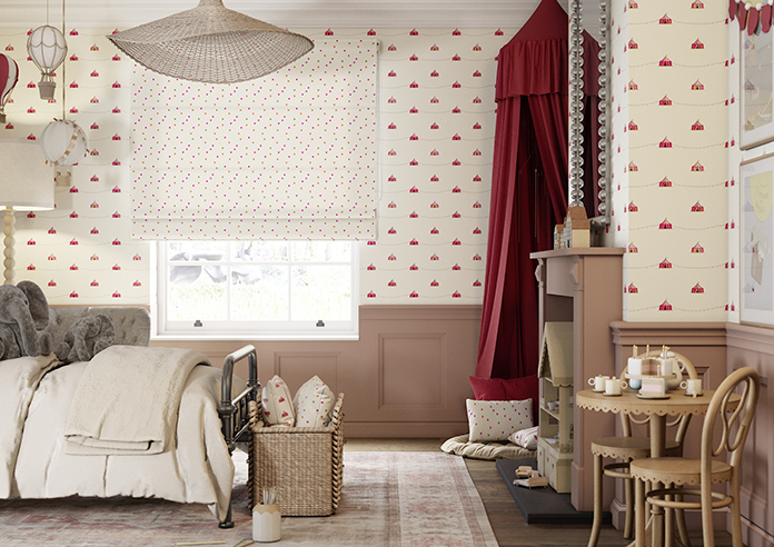 May Day, Balloons Brights - Twist&Fit Roman Blind - Image 3